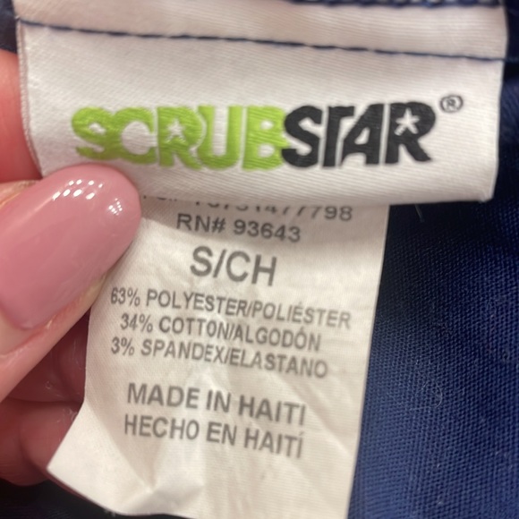 Navy Scrub Pants - Picture 6 of 8